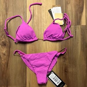 Vix Bikini with Gold Chain Accents